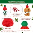 thumbnail image 3 of Dalrosia Christmas Mini Knit Doll Hats and Scarves Decor Mini Santa Hat for Craft DIY for Xmas Tree Wine Bottle Gift, 3 of 6