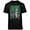 BLACK, variant on Bob Ross Christmas Tree Hug Graphic T-Shirt (Red, Large)