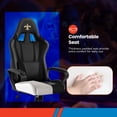 thumbnail image 6 of Gaming Chair Office Chair High Back Racing Computer Chair Task PU Desk Chair Ergonomic Swivel Rolling Chair with Lumbar Support for Home Office, 6 of 7