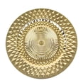 thumbnail image 3 of BalsaCircle 6 Round Gold 13" Plastic Charger Plates  Sparkling Diamond Design Party Events Decorations Supplies, 3 of 8