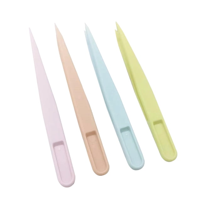 HILABEE 4Pcs Craft Tweezers Hobby Suitable Jewelry Multifunctional Accessory DIY Others