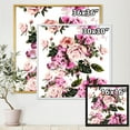 thumbnail image 4 of Designart 'Peony Vintage Flowers' Traditional Framed Canvas Wall Art Print, 4 of 5
