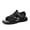 black, variant on Men Summer Sport Sandals Athletic Beach Water Hiking Shoes Comfort Breathable Casual Non-slip Indoor Outdoor Sandal