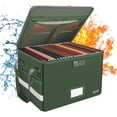 thumbnail image 4 of Pack Pink Collapsible Fireproof & Water- File Storage Box with Lock  Zipper Closure  Holds Up to Pounds  Ideal for Home Office & Document Organization, 4 of 6