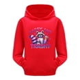 thumbnail image 4 of PMVFHDE Liquidation Chandail en Molleton à Col Rond pour Filles Mode Hiver pour Enfants Imprimé Animal Chandail à Capuchon Chaud Confortable pour Garçons et Filles Automne Chandail en Molleton, Rouge, 5-6 Ans, 4 of 4