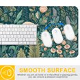thumbnail image 4 of Extended Gaming Mouse Pad, 35.4"x15.7" Vintage Green Botanical Desk Mat for Keyboard and Mouse, Non-Slip Water-Resistant, 4 of 7