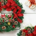 thumbnail image 3 of Corona Navideña para Puerta 40CM Macarena Bayas y Flor de Navidad Roja, 3 of 6