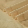 thumbnail image 6 of Dainty Home Malibu Textured Semi-Sheer Grommet Top Curtain Panel Pair, 108" x 84" In Coffee, 6 of 10