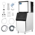 thumbnail image 6 of Commercial Ice Maker Machine 500LBS/24H, 500LBS Large Storage Bin, Stainless Steel, for Restaurant/Bar/Business,15X16--20mm, 6 of 8