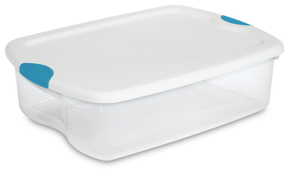 New Sterilite 18868006 35 Quart Clear Storage Tote Box W Latching Container Lid