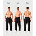 thumbnail image 6 of Potopok Mens Sweatpants with Zipper Pockets 5 Pack Athletic Joggers for Men Warm Slim Fit Track Workout Running Sweat Pants, 6 of 8