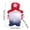 Red, variant on 4th of July Patriotic Gnome Plush 6.3 Inch Cloth Faceless Doll With Hat Window Decor Party Prop Gift For Home Decor Lovers
