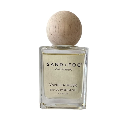 Sand   Fog Vanilla Musk Eau De Parfum Oil 1.7 fl oz Rollerball Wooden Top