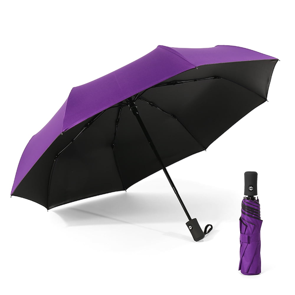 Auto Open/Close Umbrella Compact Sun&Rain Umbrella Portable Travel