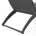 thumbnail image 5 of Muse & Lounge Co. Fields Outdoor Chaise Lounge in Gray PE Wicker / Rattan, 5 of 6