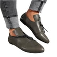 thumbnail image 4 of Zapatos casuales cómodos de vendaje con punta en punta para mujer Zapatos individuales de tacón bajo cómodos y sólidos Wmkox8yii FOPL1759, 4 of 6