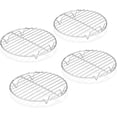 thumbnail image 4 of Casewin Round Cooling Cooking Racks - Size 5”, 6.7''& 8.3” & 9.5” - Stainless Steel Round Steaming Baking Rack, Multi-Purpose for Canning Air Fryer Pressure Cooker, Dishwasher Safe, 4 of 7
