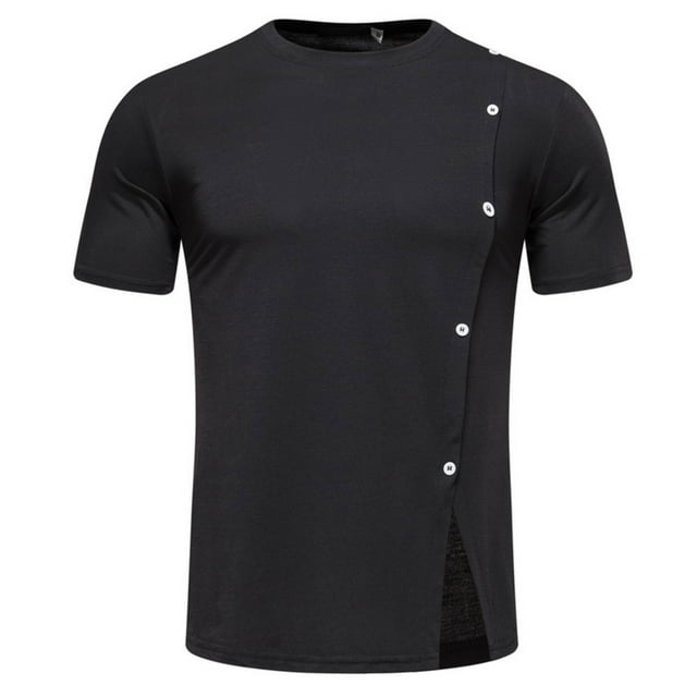 Birdeem Mode Personnalité Hommes Décontracté Ajusté Manches Courtes Imprimé T Manches Courtes Col Rabattu Blouse & Chemise