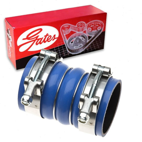 Gates Turbocharger to Pipe Hot Side Turbocharger Intercooler Hose Kit compatible with Chevrolet Silverado 2500 HD 6.6L V8 2005-2016