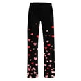 thumbnail image 4 of Runfenguu Golf Pants Women, Comfy Work Pants Women Women'S Home Pocket Print Pajamas Daily Home Clothes Long Pants, 4 of 4