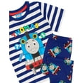 thumbnail image 2 of Thomas and Friends Boys Blue Short Sleeve Long Leg Pyjama Set, 2 of 6