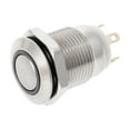 thumbnail image 4 of AOOOWER 12mm Waterproof Metal Push Button Switch LED Light Momentary Latching Car Engine Power Switch 12V 24V 220V Red Blue, 4 of 16