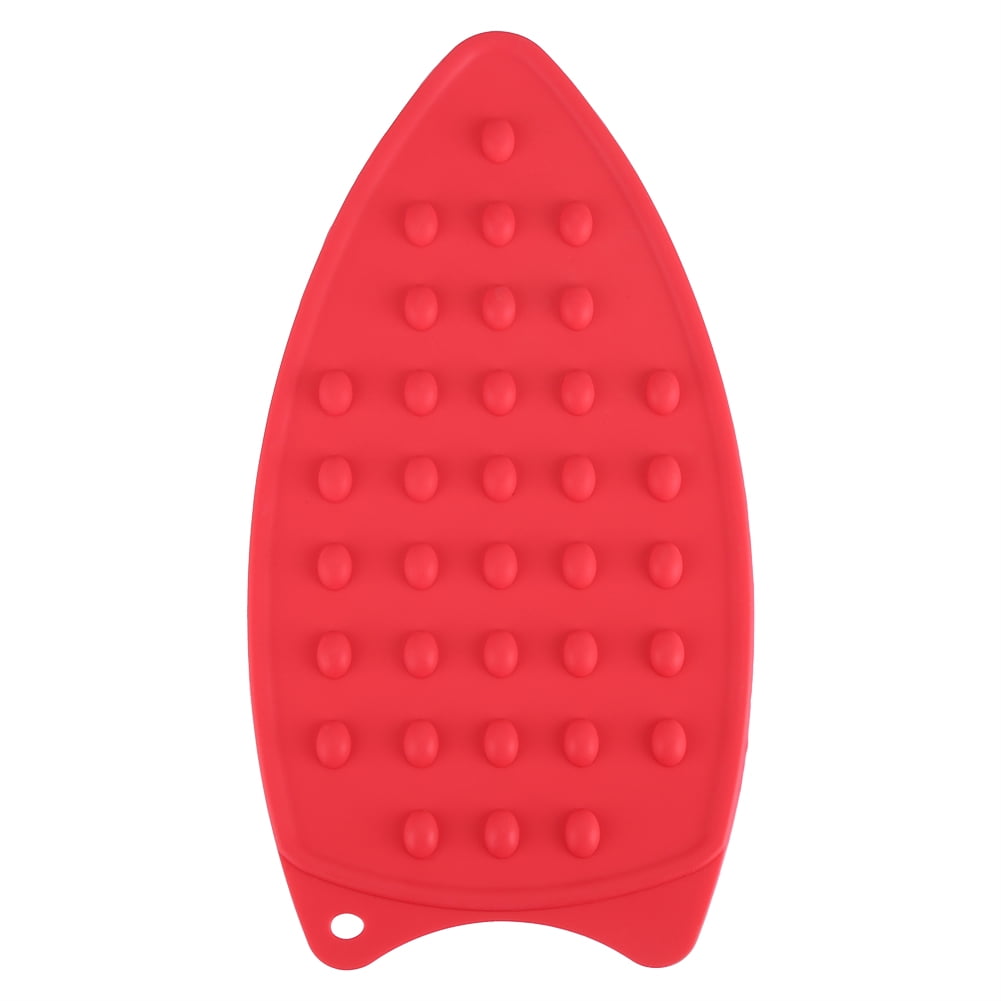 Rose Red Anti-Slip Heat Resistant Silicone Ironing Plate Pad Mat Tray Dish Mat Pot Stand Iron Rest 