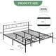 thumbnail image 2 of Estructura De Cama Moderna y Minimalista con Plataforma Metálica, Incluye Cabecero y Piecero, Espacio De Almacenamiento De 31 Cm Debajo De La Base, No Requiere Colchón De Muelles, 2 of 5