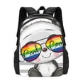 thumbnail image 3 of Balery Panda with Sun glasses Backpack for Men and Women - Durable 600D Oxford Cloth -Large Capacity, Water-Resistant School, Travel, and Hiking Bag, 3 of 9