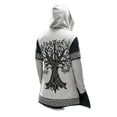 thumbnail image 4 of Mens Knit Hoodie Cardigan With Hooded Front Longline Sweater Pullover Clothes, 4 of 5