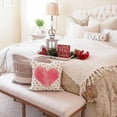 thumbnail image 2 of Pink Valentines Day Pillow Covers 18X18 Set of 4 Polka Dot Love Heart Truck for Valentines Day Decor Outdoor Valentine Decorative Throw Pillows Cushion Case Decorations for Couch, 2 of 6
