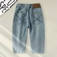 thumbnail image 5 of SUYIDA Boys Baggy Jeans 2025 Stretch Denim Pants For Kids Comfortable Casual Loose Fit Jeans With Elastic Waist Perfect For Outdoor School Daily Wear, 5 of 6