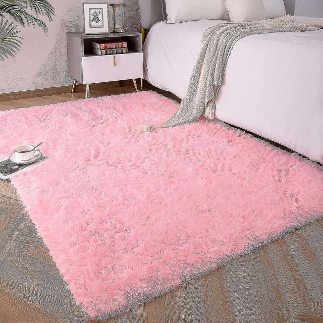 Knfe Soft Fluffy Area Rugs Compatible With Bedroom Kids Room Plush Shaggy Nursery Rug Furry Throw Carpets Compatible With Boys Gi