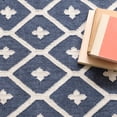 thumbnail image 5 of Dash & Albert Elizabeth Handwoven Indoor/Outdoor Rug, 4' x 6', Navy, 5 of 6