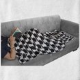 thumbnail image 6 of Cat Lover Soft Flannel Fleece Throw Blanket, Monochromatic Pattern of Kitty Silhouette with a Bow Tie Print, Cozy Plush for Indoor and Outdoor Use, 70" x 90", Charcoal Grey and White, by Ambesonne, 6 of 6