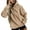 Khaki, variant on Aayomet Women' s Hoodie Solid Color Long Sleeve Blouse Tops Pullover Casual Loose Sweatshirt with Pocket (Purple, M)