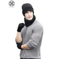 thumbnail image 4 of Luxtrada 3 Piece Winter Beanie Hat Touchscreen Gloves Scarf Warm Set for Men Women, 4 of 8