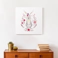 thumbnail image 4 of Creative Products Boho Bunny 16x16 Canvas Wall Art, 4 of 5