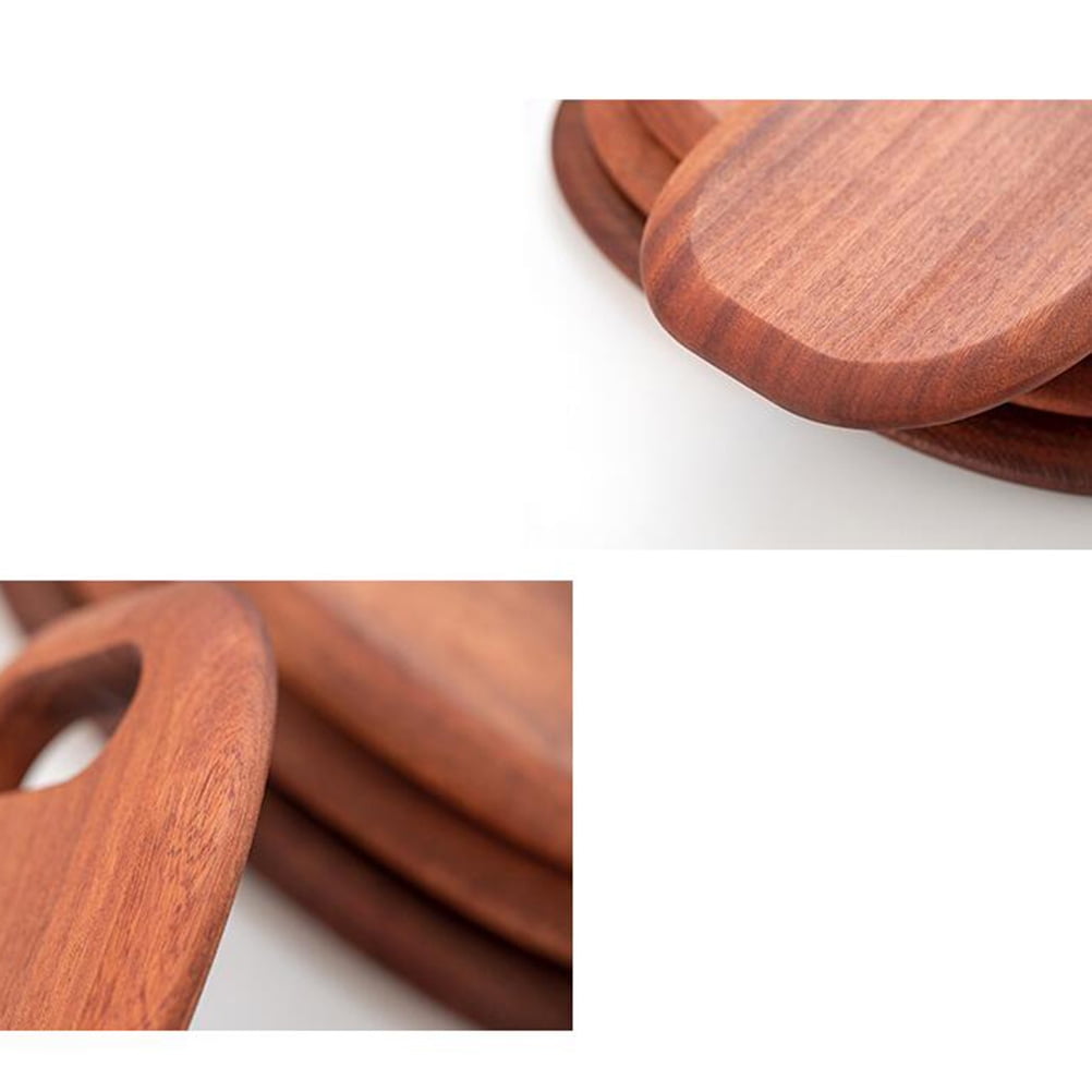 WORGEOUS Brown Synthetic Kitchen Cutting Board, Reversible Chopping Mat with Hanging Hole, Non-Warping