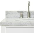 thumbnail image 2 of Ariel H037SLCWOVOWHT Bristol 37" Free Standing Single Oval Basin Vanity Set - White, 2 of 7