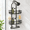 Black, variant on Black 3-Layer Overhead Shower Storage Basket With Hooks For Bathroom And Kitchen