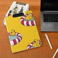 thumbnail image 6 of Duckies in Rubber Swimming Pool Foldable Binder Folder Clipboard with Pen Slot Double Clips A4 Size File Storage, 6 of 8