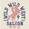 thumbnail image 4 of Wild Wild West Saloon Adult Natural Crew Neck Short Sleeve Tee-Large, 4 of 4