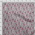 thumbnail image 4 of oneOone Cotton Jersey Pink Fabric Floral Sewing Material Print Fabric By The Yard 58 Inch Wide, 4 of 5