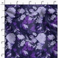 thumbnail image 6 of Soimoi Florals Printed,Cuddle Minky Fabric, Sewing Fabric by The Yard 56 Inch Wide,Decorative Plush Soft Fabric, Baby Garments, Toys and Blankets, Purple, 6 of 6