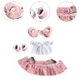 thumbnail image 6 of Kokiya 15 cm Doll Clothes with Hair Accessory Dress up Adorable Doll Clothing pink, 6 of 9