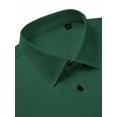 thumbnail image 3 of sogami Men's Stretch Dress Shirts Long Sleeve Business Casual Button Down Shirt Spread Collar, 3 of 7