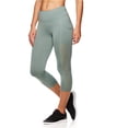 thumbnail image 1 of Pantalones deportivos de compresión Reebok Focus Capri para mujer, verde, XS, 1 of 2