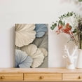 thumbnail image 3 of Abstract Floral Canvas Wall Art – Modern Neutral Flower Canvas Painting, Printed Botanical Wall Art, Minimalist Leaf Texture Artwork, 3 of 7