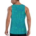 thumbnail image 6 of Rocae Blue Green Glitter for Men's Workout Tank Top Men's Running Tank Top Dry Fit Athletic Workout Tank TopsX-Large, 6 of 9
